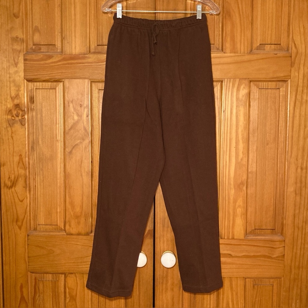 NWOT Preswick & Moore Petites Vintage 90s Pull On Pants Brown Size MP